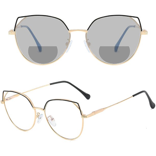 Gafas de lectura de ojo de gato para mujer, lentes transparentes de  diseñador de marca única