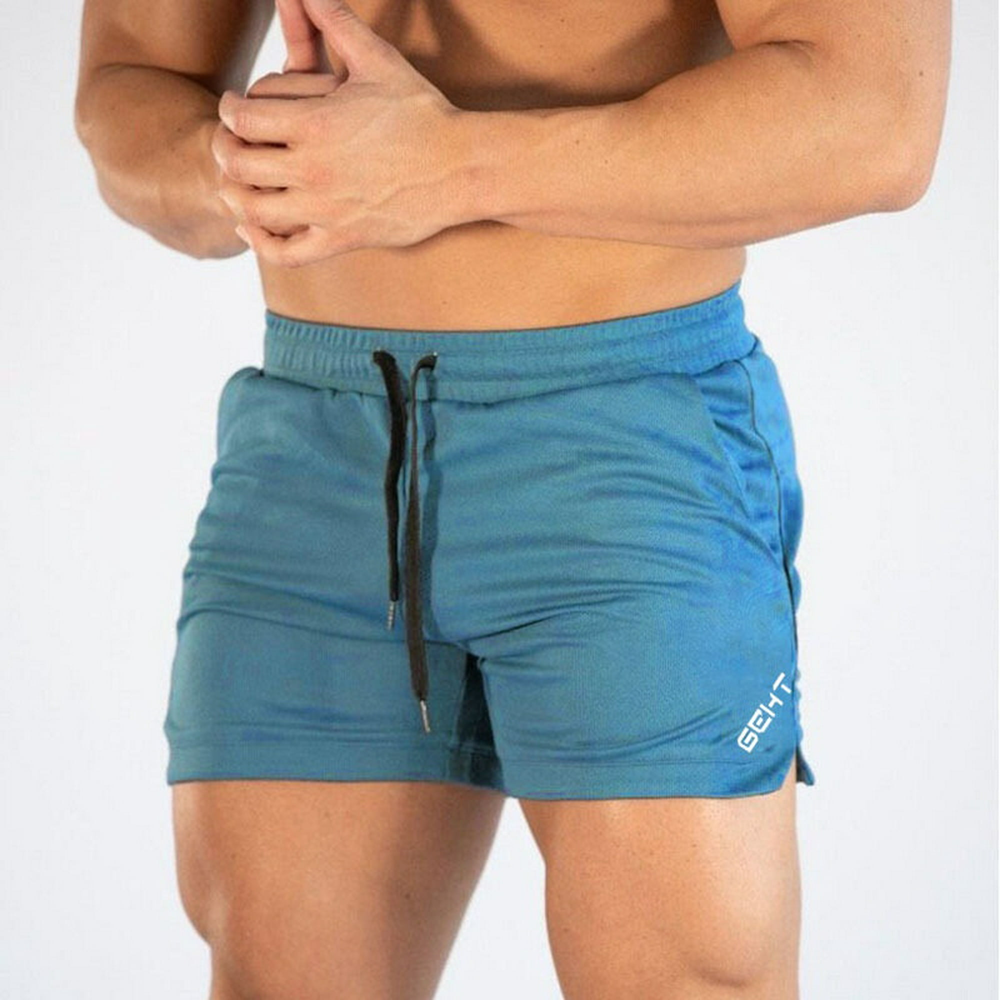 Pantalones Cortos Para Hombre , Gimnasio , Entrenamiento , Ropa Deportiva ,  Fitness , Correr , Jogge pangjing