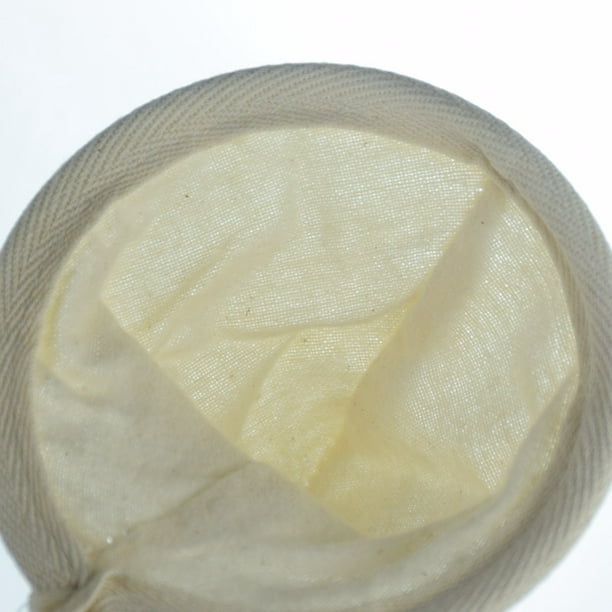 Colador de tela, diámetro 20 cm, manga de franela suave y pvc, resistente  al desgaste, reutilizable, colar café, salsas, purés