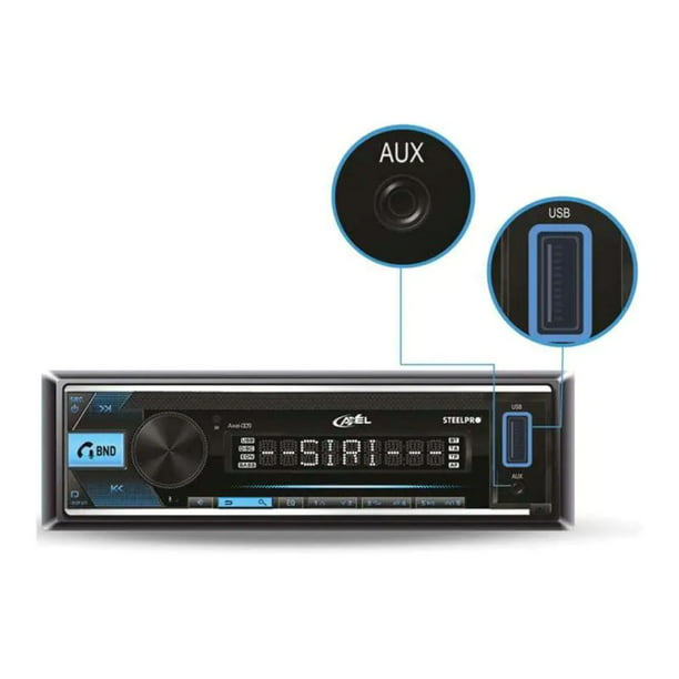 Pantalla LED Reproductor CD portátil Altavoces Bluetooth estéreo-Negro  GENERICO