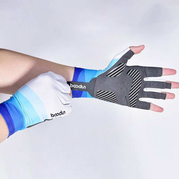 Deportes Al Aire Libre Ciclismo Guantes Bicicleta Bicicleta Gel Medio  Guantes - Negro M Macarena Guantes de ciclismo para dedos