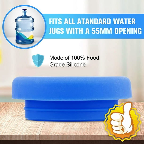  Tapa para jarra de agua de 5 galones, Tapas reutilizables de  repuesto antiderrames para jarra de agua de 5 galones