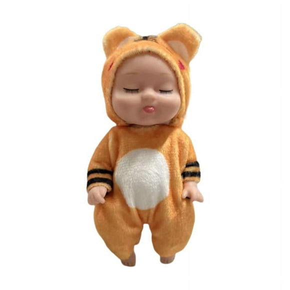 teissuly mini reborn baby dolls lifelike realistic baby doll handmade mini dolls with animal clothes for girls boys toddlers kids birthday gifts teissuly wer202310161230