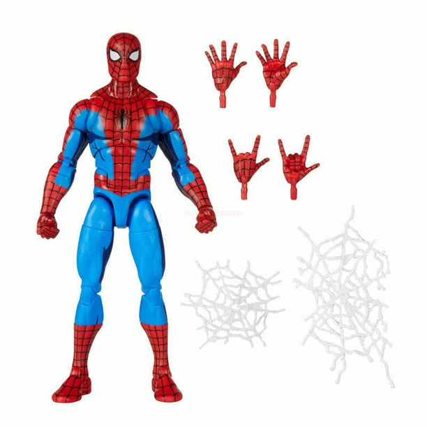 Figuras de acción de Marvel Legends para niños, juguete de Spiderman  clásico, estatua movible, modelo coleccionable Fivean unisex