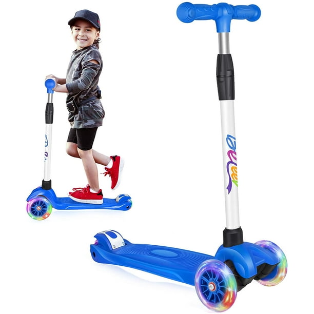 GOMO Patineta de tres ruedas para niños de 2 a 5 años – Scooter para niños  de 3 a 5 años – Scooter para niños de 2 años – Scooter de 3 ruedas para