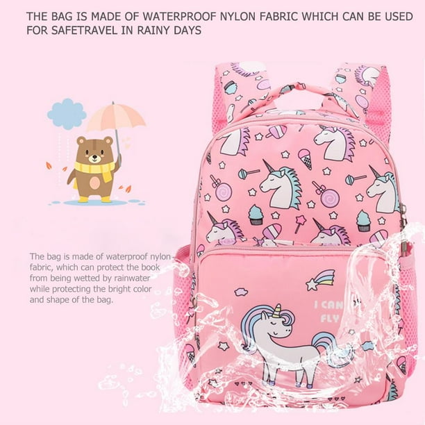 Mochila Infantil Para Niñas De 3 Años, Linda Mochila Escolar Para Niños Con  Dibujos Animados Para Jardín De Infancia