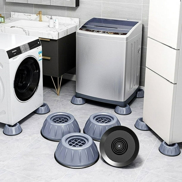 4 patas para lavadora, soporte para lavadora, amortiguadores,  antideslizantes, para lavadora y secadora JM