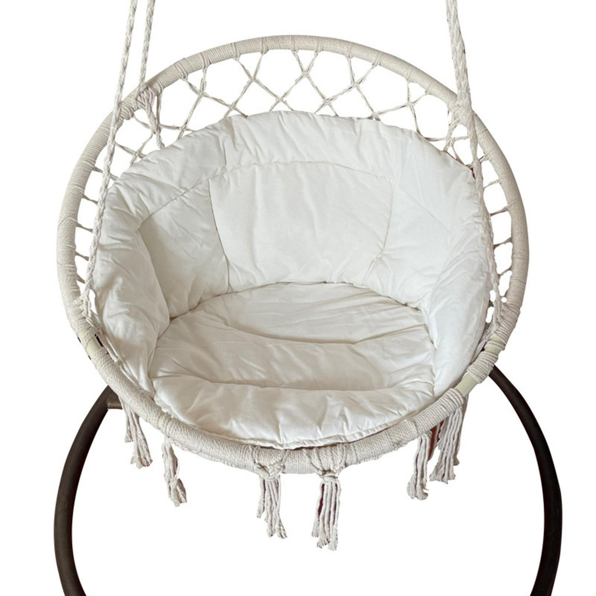 Silla colgante para huevos al aire libre con soporte, silla giratoria de  mimbre para patio, silla de huevo de interior para dormitorio, hamaca