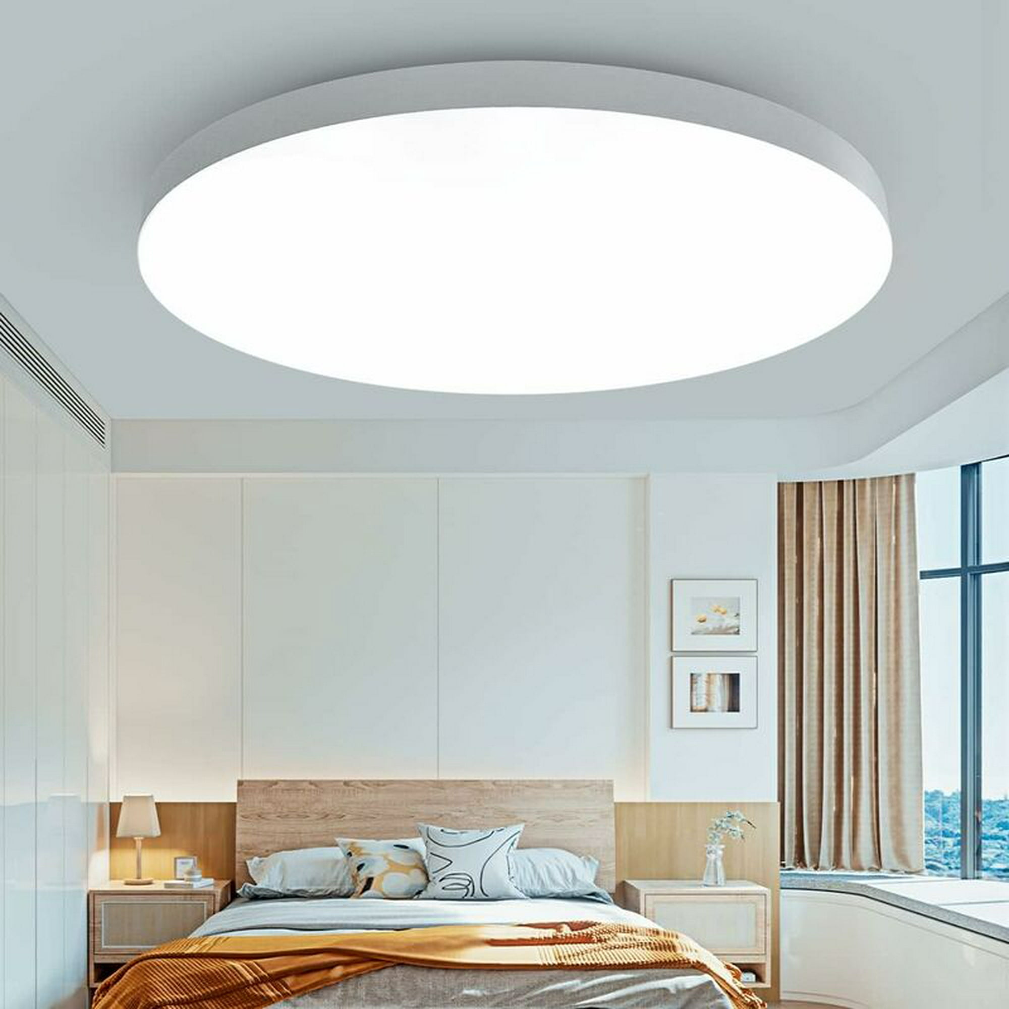 Luz de pasillo de acrílico moderna LED lámparas de techo blanco frío 6000K  cerca de luces de techo para dormitorio, baño, cocina, balcón, pasillo