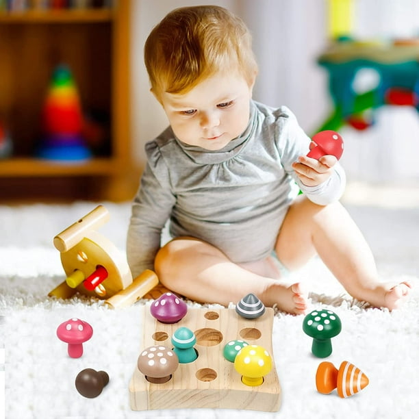  Juegos Montessori de clasificación de formas de color, juguetes  Montessori para niños pequeños de 1, 2, 3 años, aprendizaje educativo  preescolar, habilidades motoras finas, juguetes de madera : Juguetes y  Juegos