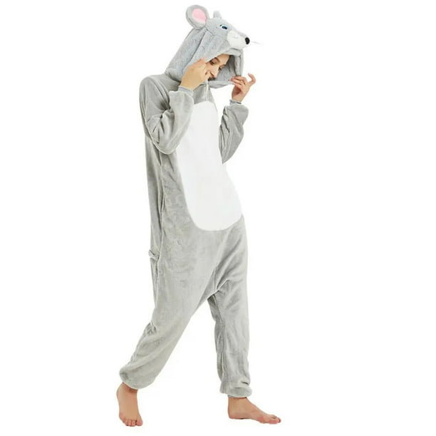 Mouse Kigurumi - Pijama con capucha (una sola pieza, diseño de animal)