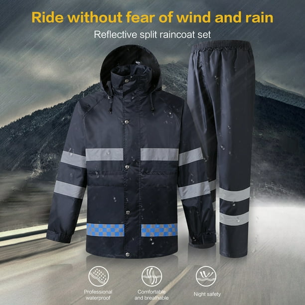 Chubasquero Para Moto Rain Split Rain Para Hombre