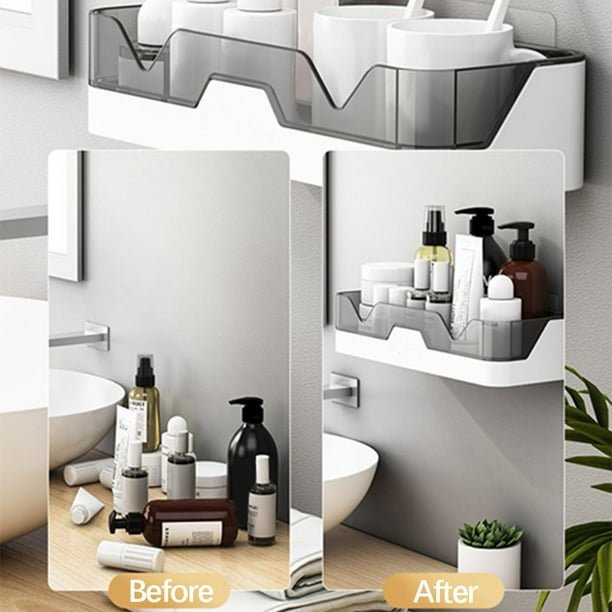  Estantes de baño, estante de ducha con marco de esquina para  perforar, estante de almacenamiento de champú, soporte con ventosa,  accesorios de baño, organizador de estantes de baño (color E-A) 