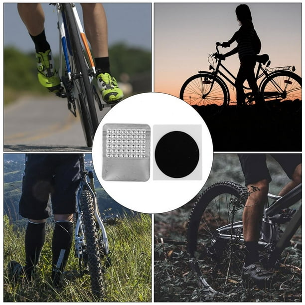 Parche autoadhesivo para neumáticos de bicicleta parches de goma para  neumáticos de bicicleta con seis parches para herramientas de reparación  rápida de ciclismo ANGGREK Otros