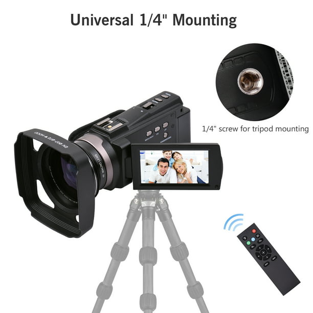 Cámara de vídeo 4K Ultra Hd, videocámara Digital con visión nocturna, wifi,  de 48MP HDV-534KM