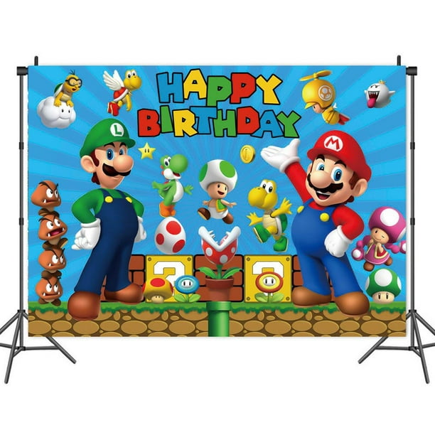 Decoración de Cumpleaños Super Mario Bross