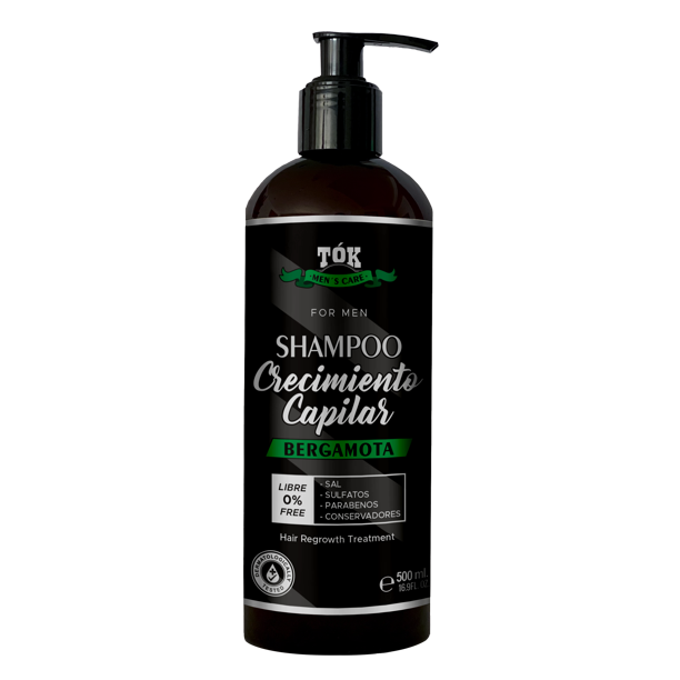 TOK SHAMPOO DE BERGAMOTA HOMBRE PARA FORTALECER 500ML TOK shampoo