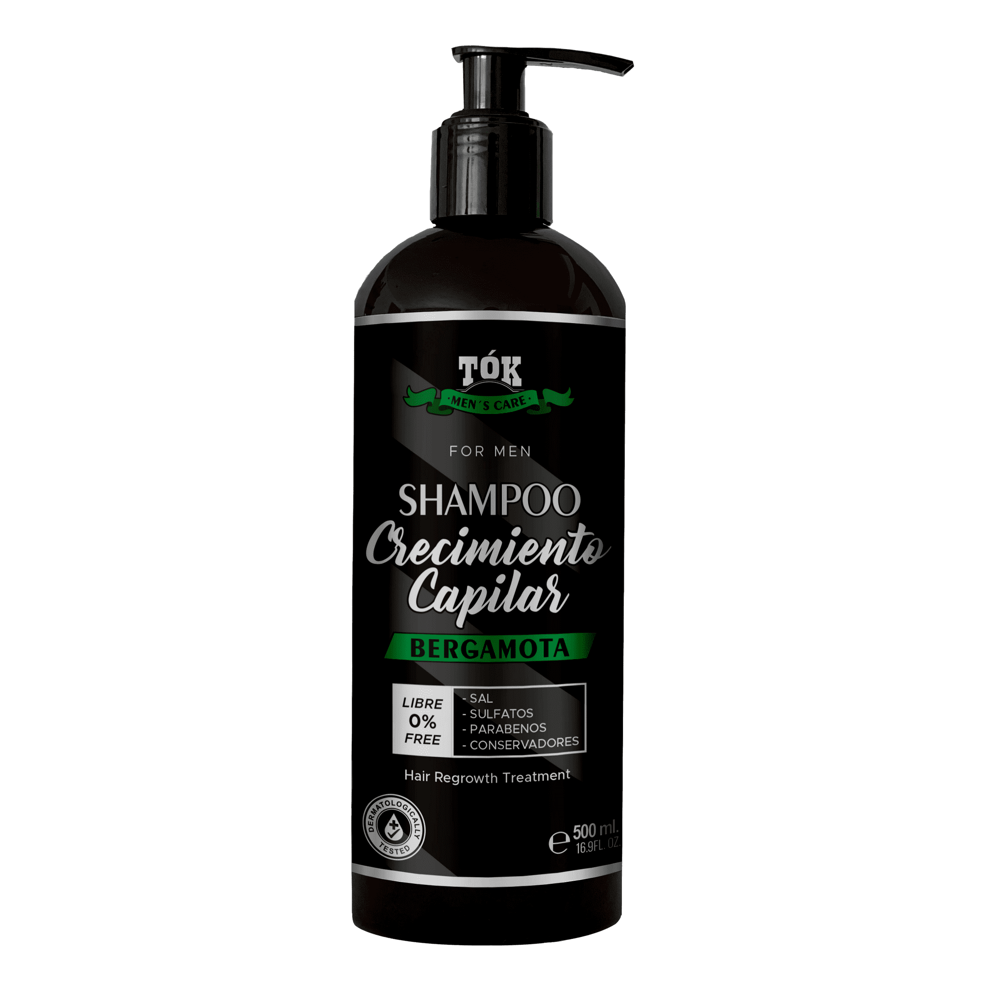 TOK SHAMPOO DE BERGAMOTA HOMBRE PARA FORTALECER 500ML TOK shampoo