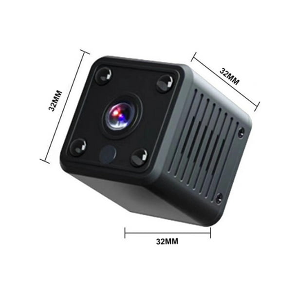 Mini cámara espía oculta portátil pequeña cámara inalámbrica 1080P con  visión nocturna y función de detección de movimiento adecuada para  niñera/ama de llaves, cámara de seguridad deportiva Ormromra HMKY007