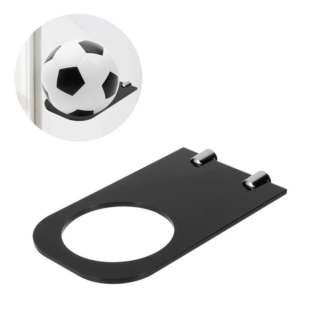 PopSockets - Soporte para teléfono y tableta, diseño de balón de fútbol,  Negro