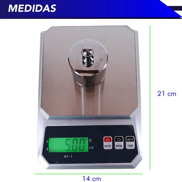 Báscula De Cocina Digital Alta Precisión ilios innova 0.1/5 kg blanca