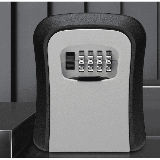 Caja de seguridad para llaves - cerradura de combinación - montaje a la  pared - cubierta