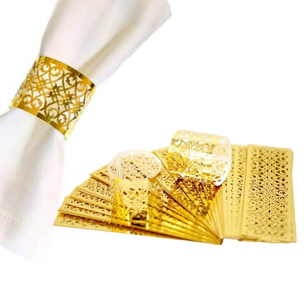 servilletas de papel, soporte para servilletas, soporte para servilletas, decoración para de mesa BLESIY Titular de anillo de servilleta | Walmart en línea