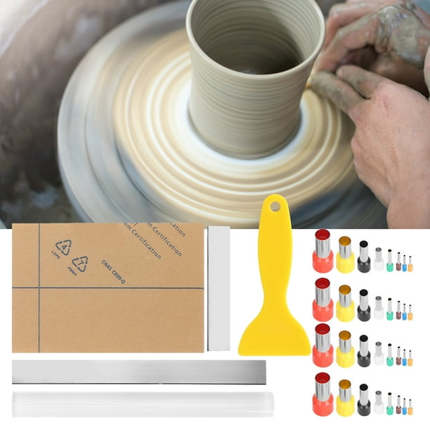 1 juego de 9 herramientas de cerámica y juego de herramientas de escultura  de arcilla para modelado de cerámica, corte de arcilla y herramientas de