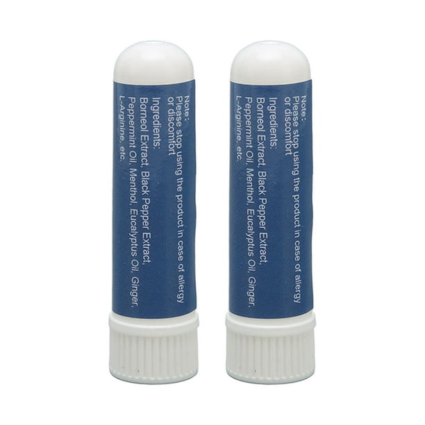 2 uds 1g inhaladores nasales refrescantes alivian la congestión
