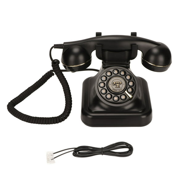 Un Teléfono Fijo Vintage Con Fondo Colorido Imagen de archivo