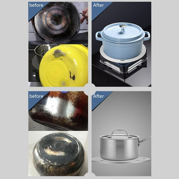 Adaptador de de cocina para de inducción, difr , convertidora para  cerámica, cobre, cafetera, difr de adaptador de Baoblaze placa difusora de  calor