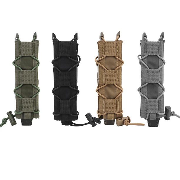 Rifle Pistol Single Bag para MP5/MP7 Molle Mag Pouch Airsoft Accesorios  (marrón)