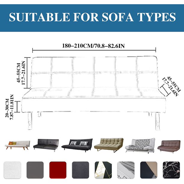 Funda Sofá Clic Clac Elástica 3 Plazas, Funda Sofá Elástica Sin