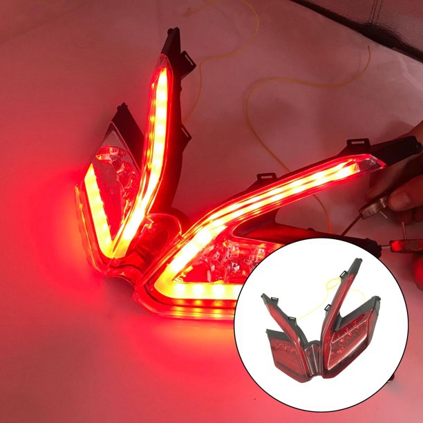 1 Pieza, Luz LED impermeable para matrícula de motocicleta