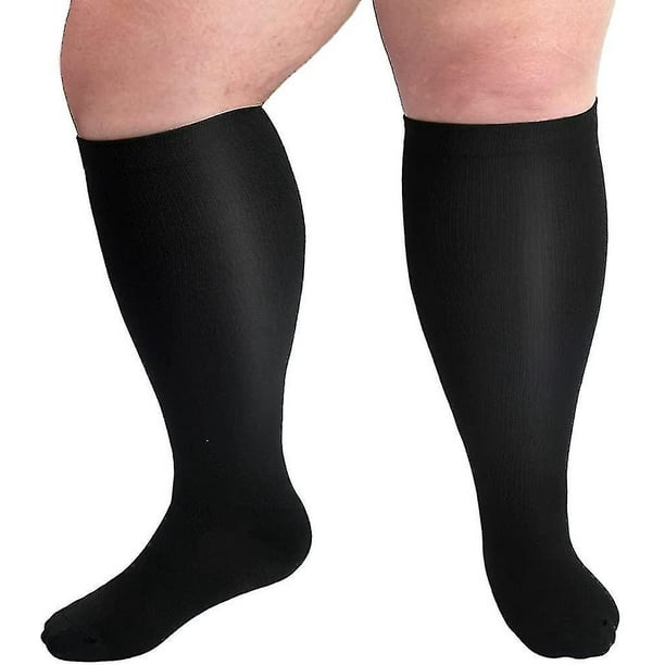 Calcetines de compresión de talla grande 20-30 mmhg para hombres y mujeres pantorrilla ancha extra Kuyhfg Sin marca | en línea