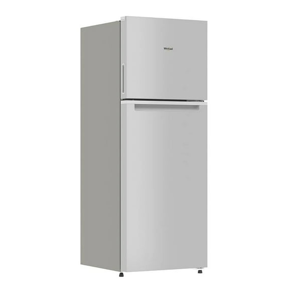 refrigerador whirlpool de 13 pies cúbicos top mount 2 puertas gris wt1331d