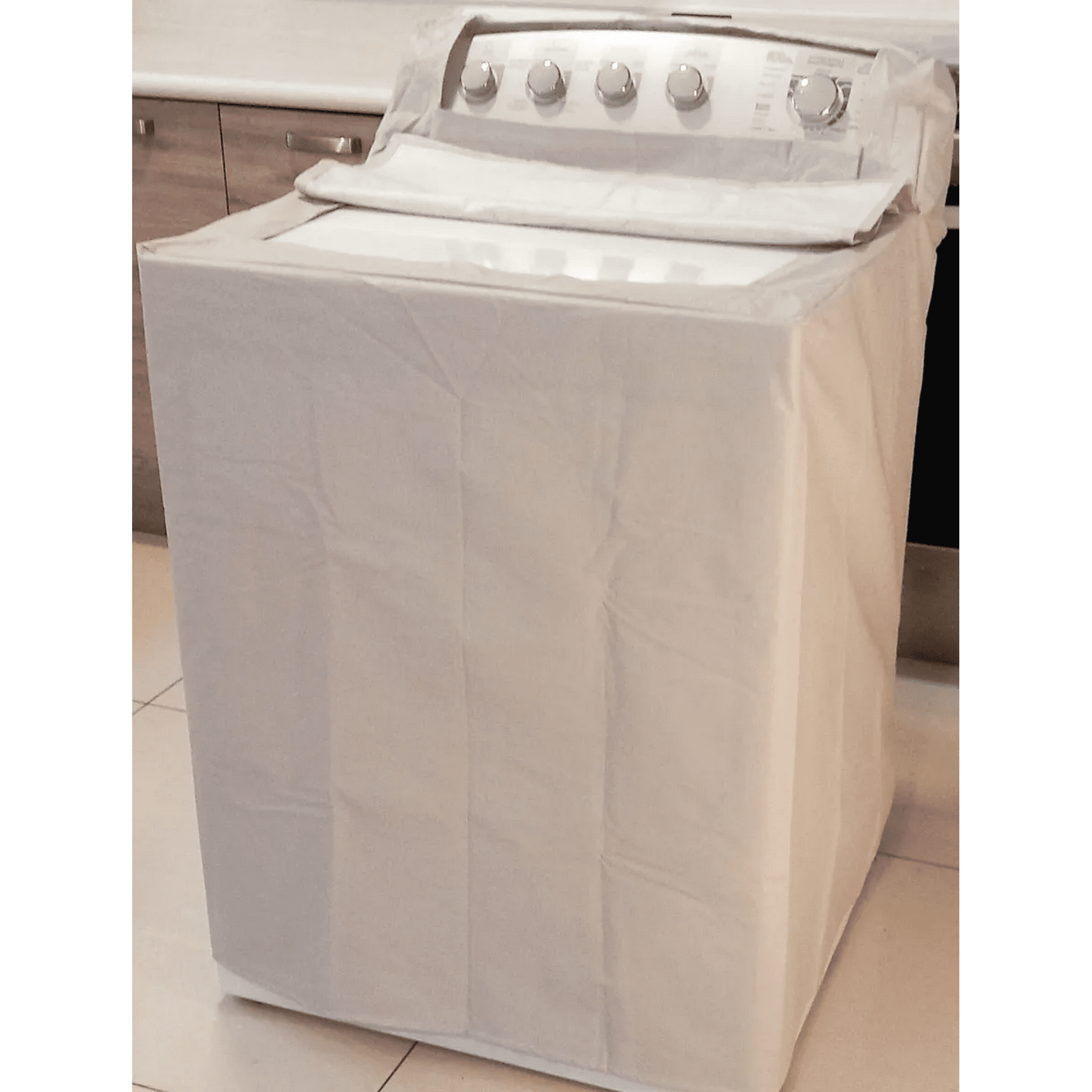 Funda para lavadora de carga superior de lunares beige, funda para lavadora  hecha a medida, protección para lavadora pequeña Shabby-chic, ropa Shabby -   México