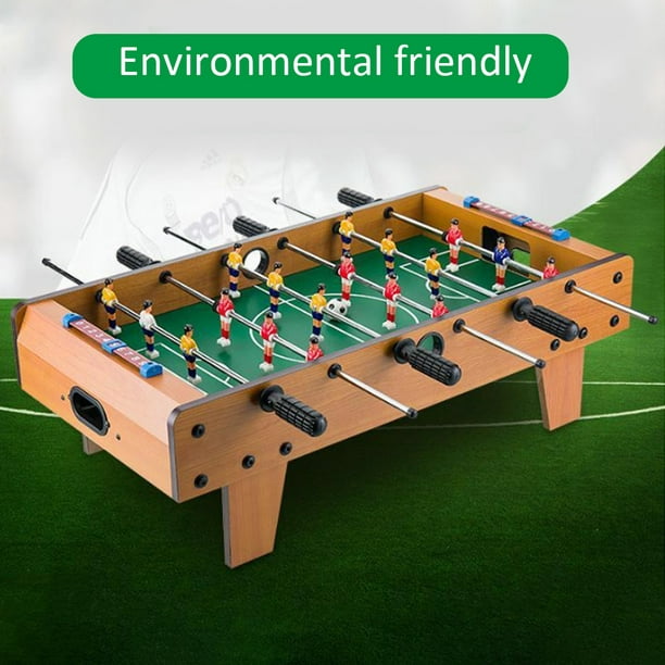  Juego de futbolín profesional de 6 barras de juguete de fútbol  de escritorio para niños adultos, tamaño compacto perfecto para salas para  niños. : Deportes y Actividades al Aire Libre