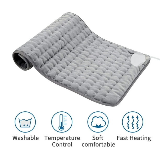Almohadilla térmica para aliviar el dolor de espalda y calambres,  almohadillas térmicas KOT con apagado automático grande, 6 ajustes de  calor