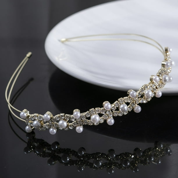 Diademas Para El Cabello De Moda Con Perlas Accesorios Para El