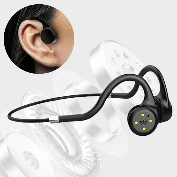 Comprar Auriculares Bluetooth impermeables IPX8 para nadar, auriculares  estéreo inalámbricos CSR con micrófono bajo