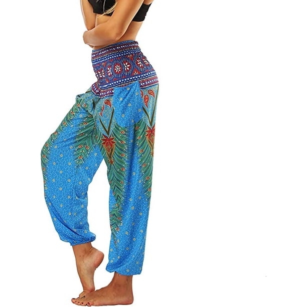 Pantalones hippie para mujer Ropa de yoga Pantalones Harem Ropa Boho Ropa hippie  Pantalones -  México