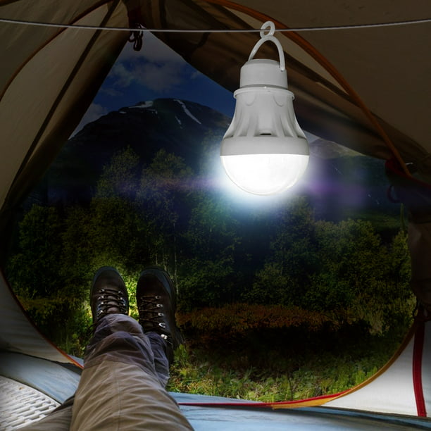 Bombilla LED USB, 5V 7W Lámpara de ahorro de energía portátil Bombilla LED  Luz de emergencia para acampar al aire libre