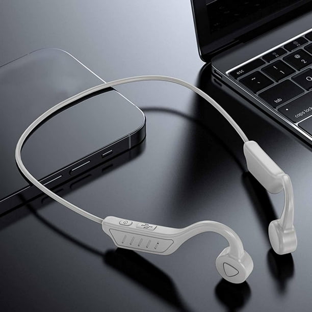 Auriculares abiertos, auriculares inalámbricos, pantalla LED estéreo con  micrófono a prueba de sudor CUTICAT