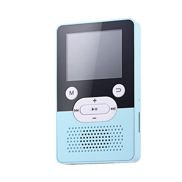 Reproductor de MP3, reproductor de música MP3 de 64 GB con Bluetooth,  reproductor de música digital portátil de 1.8 pulgadas con grabación de  voz, FM