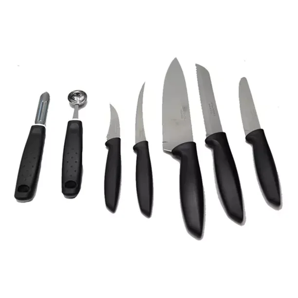 Juego de cuchillos Victorinox de 7 piezas con cuchillo y estuche