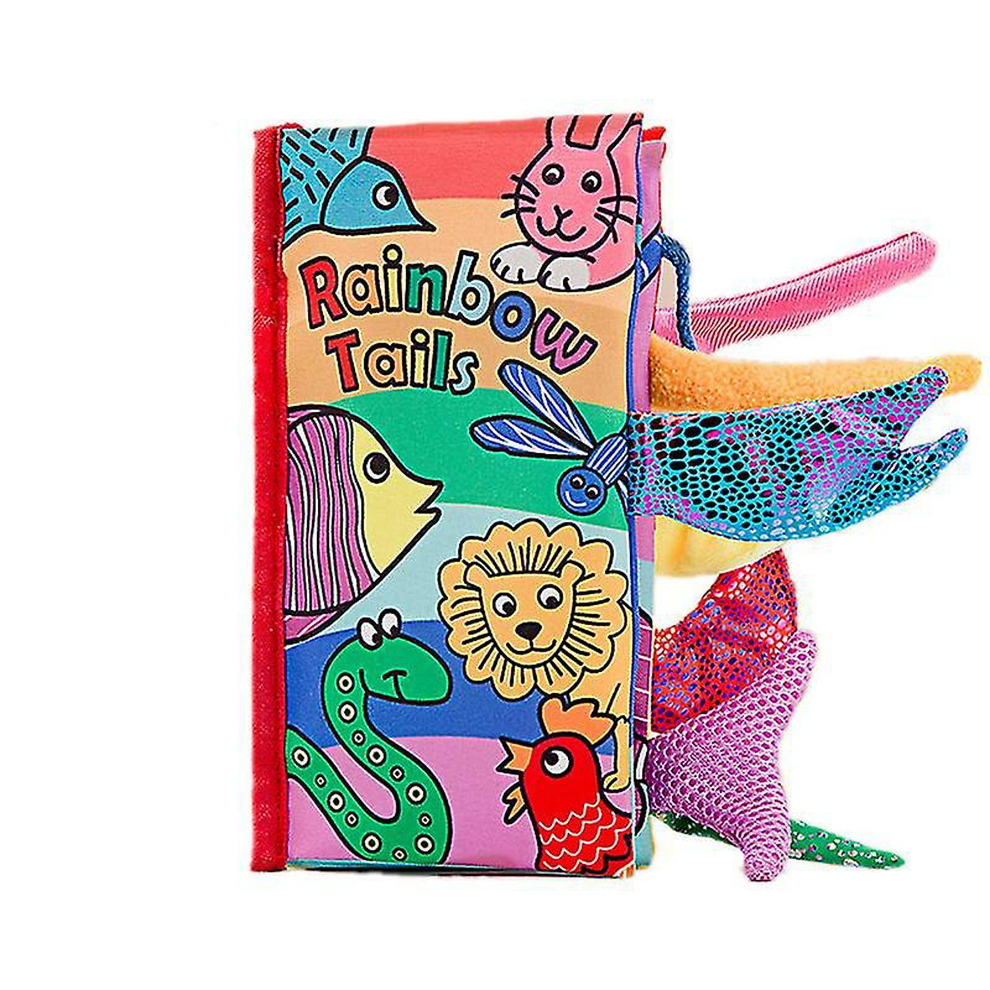 Jellycat Libro de tela suave con colas de jardín para bebé