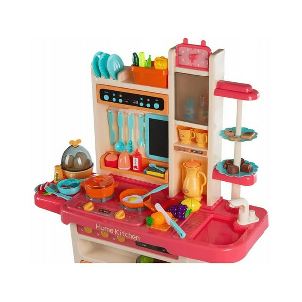 Set de cocina juguete Simulation Kitchen 65 piezas con luz y sonido