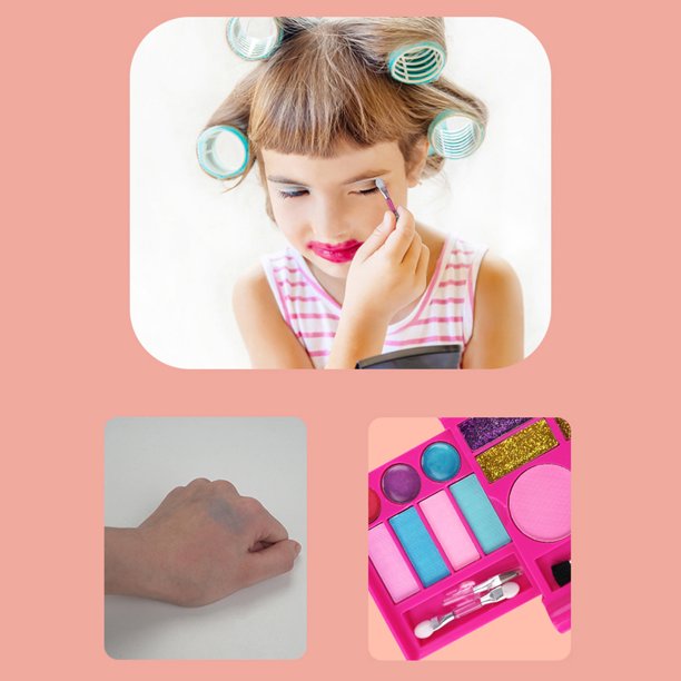 de maquillaje la ños, de maquillaje, de de juguete de maquillaje regalos  ñas-prueba de seguridad - 5 Estilo 5 CUTICAT estuche de maquillaje para  niñas