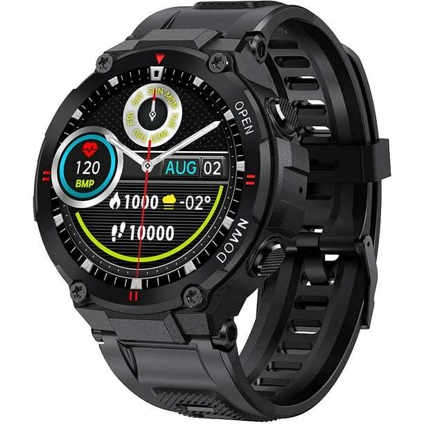 Reloj inteligente militar para hombre, Amoled Ultra HD de 1.43 pulgadas,  reloj deportivo resistente con más de 120 modos deportivos/5 ATM resistente